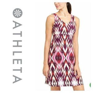 Athleta Printed Ikat Santorini Dress XSP New